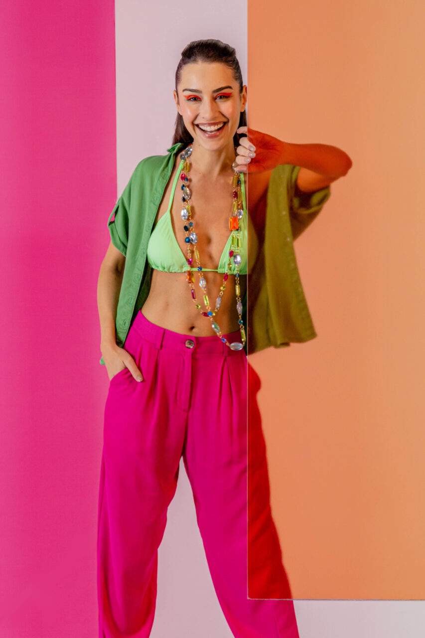 Modelo da coleção Primavera